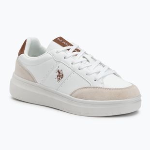Buty męskie U.S. Polo Assn. CODY003B white/light brown