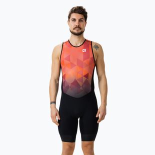 Kombinezon rowerowy męski Alé Kite Sleeveless red
