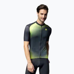Koszulka rowerowa męska Alé Optical fluorescent yellow
