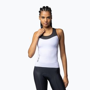 Koszulka rowerowa damska Alé Color Block TT white