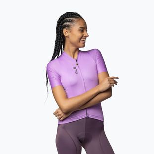 Koszulka rowerowa damska Alé Color Block peony