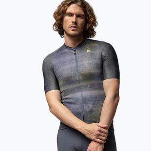 Koszulka rowerowa męska Alé Traccia black