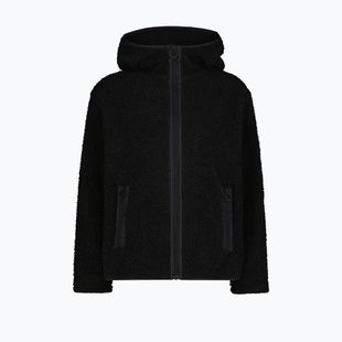 Płaszcz damski CMP 36P2916 Long Teddy nero