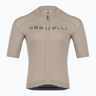 Koszulka rowerowa męska Castelli Prologo Lite clay/ gunmetal gray
