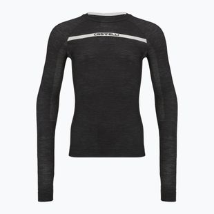 Longsleeve rowerowy męski Castelli Merino Seamless Baselayer black