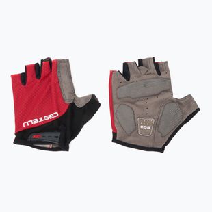 Rękawiczki rowerowe męskie Castelli Entrata V rich red