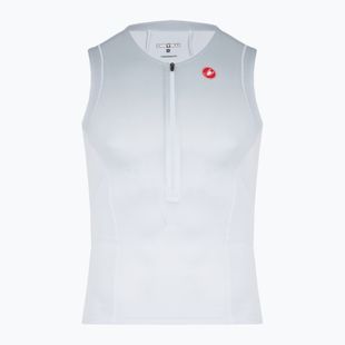 Koszulka rowerowa męska Castelli Free Speed 3 white/silver gray