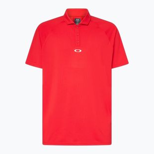 Koszulka polo męska Oakley Iconic Oakley Ss Polo Shirt red line