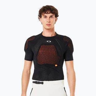 Koszulka rowerowa z ochraniaczami męska Oakley Drop In D30 Full Impact blackout