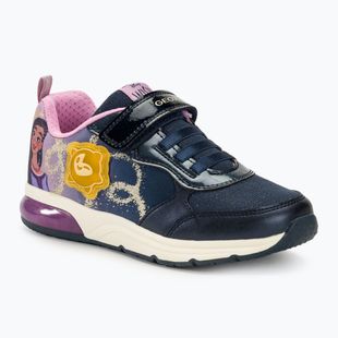 Buty juniorskie Geox Spaceclub navy/lavender