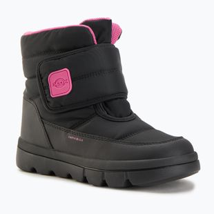 Śniegowce dziecięce Geox Willaboom ABX black/fuchsia