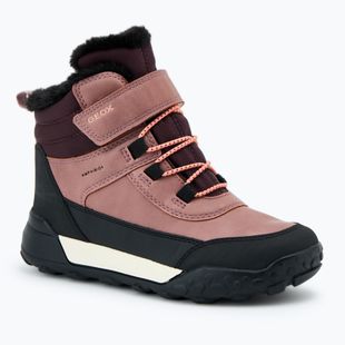 Śniegowce juniorskie Geox Trekkyup ABX dark pink