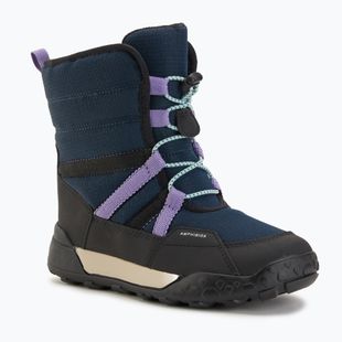 Śniegowce juniorskie Geox Trekkyup ABX navy/purple
