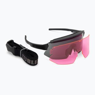 Okulary przeciwsłoneczne Bliz Breeze Small matt black/ smoke/ pink