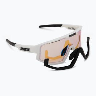 Okulary przeciwsłoneczne Bliz Fusion Small Nano Optics Nordic Light matt white/coral/orange blue