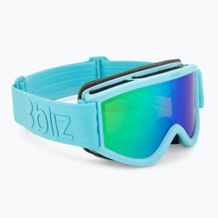 Gogle narciarskie dziecięce Bliz Pixie Jr matte turquoise/brown/green multi