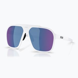 Okulary przeciwsłoneczne Bliz A002 matte white/grey blue multi