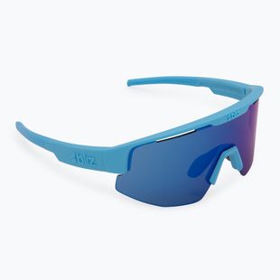 Okulary przeciwsłoneczne Bliz Matrix Small matte blue/grey blue mirror