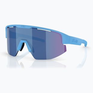 Okulary przeciwsłoneczne Bliz Matrix Small matte blue/grey blue mirror