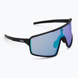 Okulary przeciwsłoneczne Bliz P001S Nano Optics Nordic Light matte black/begonia/violet blue multi