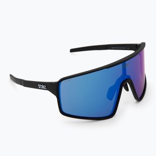 Okulary przeciwsłoneczne Bliz P001 matte black/grey blue mirror