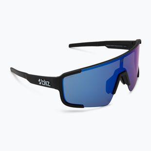 Okulary przeciwsłoneczne Bliz P003 matte black/grey blue mirror
