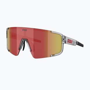 Okulary przeciwsłoneczne Bliz P003 transparent dark grey/brown red multi