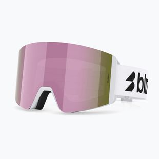 Gogle narciarskie Bliz G003S matte white/brown/pink multi