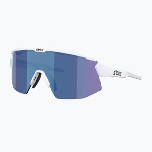 Okulary przeciwsłoneczne Bliz Breeze matte white/smoke blue multi/pink