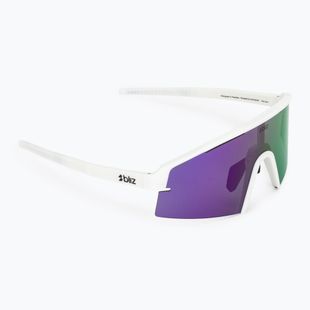 Okulary przeciwsłoneczne Bliz P006S matte white/smoke purple mirror