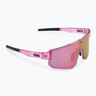 Okulary przeciwsłoneczne Bliz P005S transparent pink/brown rose multi