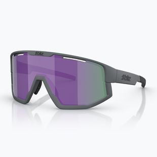 Okulary przeciwsłoneczne Bliz Fusion Small matte grey/smoke purple multi
