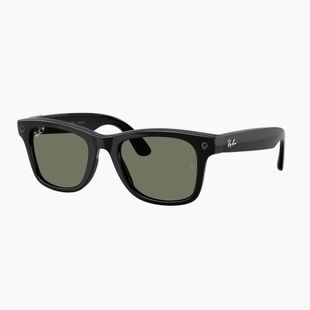 Okulary z kamerą Ray-Ban Meta Wayfarer shiny black/g15 green polar