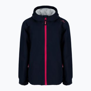 Kurtka przeciwdeszczowa dziecięca CMP 39X7985 Fix black/blue