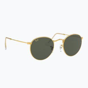 Okulary przeciwsłoneczne Ray-Ban Round Metal gold/green g-15