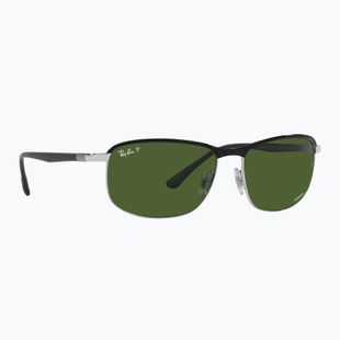 Okulary przeciwsłoneczne Ray-Ban Rb3671 Polarized+ Lenses black silver/dark green polarized+