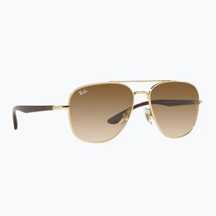 Okulary przeciwsłoneczne Ray-Ban RB3683 arista gold/brown
