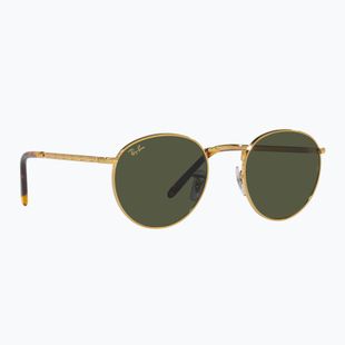 Okulary przeciwsłoneczne Ray-Ban New Round gold/green