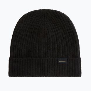 Czapka zimowa męska Woolrich Knitted Ribbed Beanie black