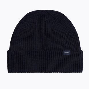 Czapka zimowa męska Woolrich Knitted Ribbed Beanie melton blue