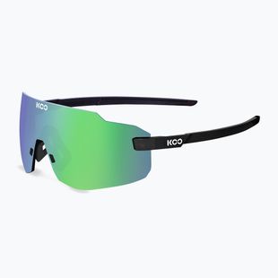 Okulary przeciwsłoneczne Koo Supernova black matt/green mirror