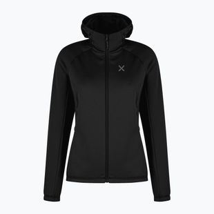 Bluza damska Montura Fadis Grid Hooded Maglia black