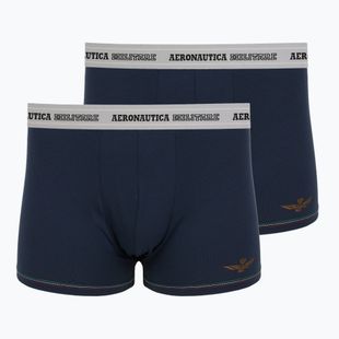 Bokserki męskie Aeronautica Militare AM1UBX004 2 pack navy