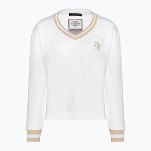 Bluza damska Aeronautica Militare Lady V-Neck optical white