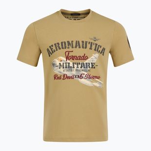 Koszulka męska Aeronautica Militare Tornado antelope beige