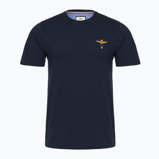 Koszulka męska Aeronautica Militare 252TS1580UJ00372 Basic Crewneck blu navy