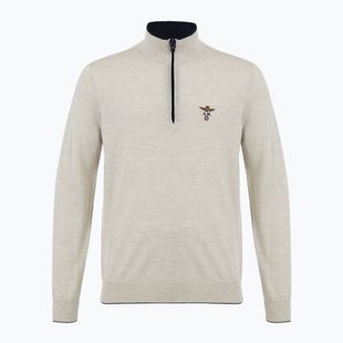 Sweter męski Aeronautica Militare 1/2 Zip stone melange