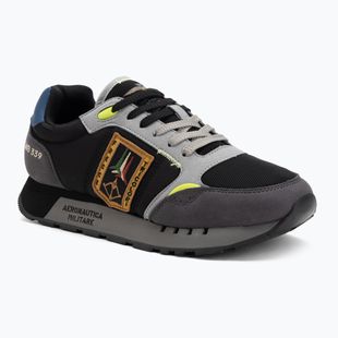 Buty męskie Aeronautica Militare 252SC0292UCT03331 black/grey
