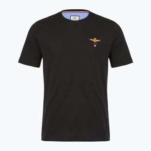 Koszulka męska Aeronautica Militare 252TS1580UJ00372 Basic Crewneck jet black