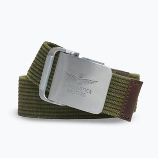 Pasek do spodni męski Aeronautica Militare CI0319UCT04306 green musk